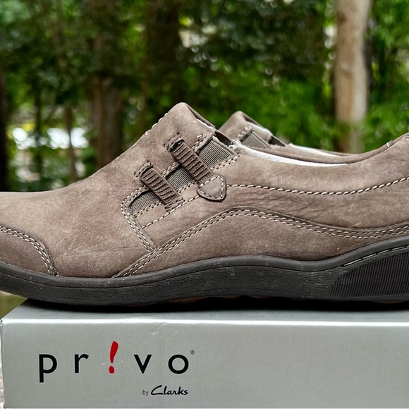 NIB Women’s Pr!vo by Clarks  Leather Slip Ons - Size 8 - Picture 5 of 14